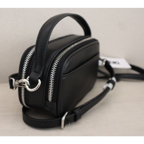 DKNY R52EZL37-BSV Black O/S PU Leather Naria DZ Top Handle/Crossbody Bag - Picture 5 of 16